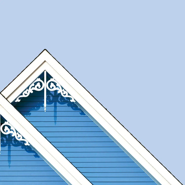 Rooftop Detail With Decorative Fretwork