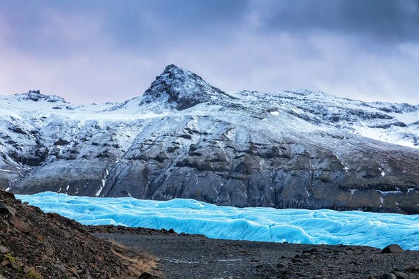Glaciers & Icebergs: Svinafellsjokul Glacier Landscape, Iceland by Jane Rix