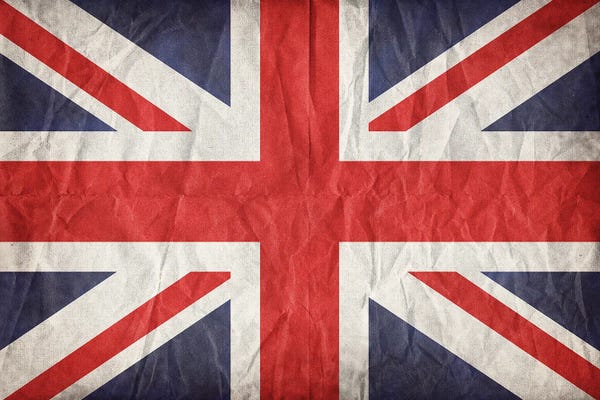 England: Vintage Style Union Jack by Jane Rix