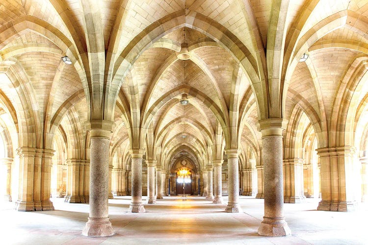 Glasgow University Cloisters, Scotland Hdr