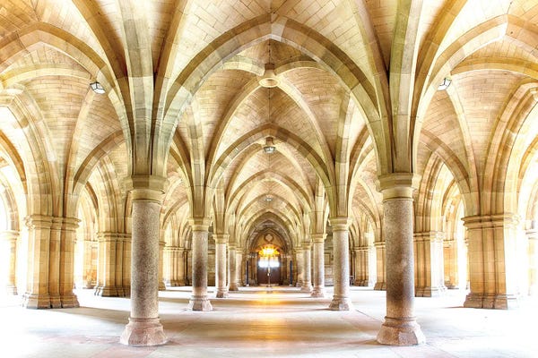 Columns: Glasgow University Cloisters, Scotland Hdr by Jane Rix