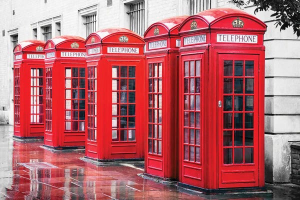British Red Phone Boxes, London