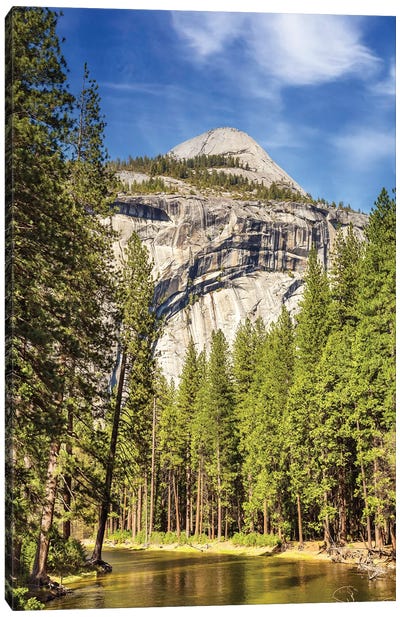 Yosemite Half Dome, California Canvas Art Print - Yosemite National Park Art