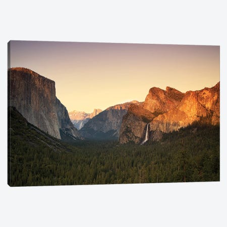 Yosemite Valley Sunset, Usa Canvas Print #JRX16} by Jane Rix Canvas Artwork