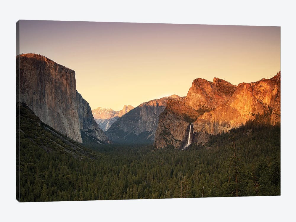 Yosemite Valley Sunset, Usa by Jane Rix 1-piece Canvas Art