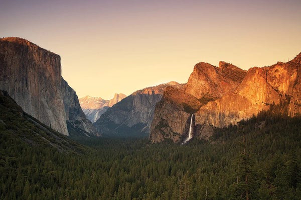 Valleys: Yosemite Valley Sunset, Usa by Jane Rix