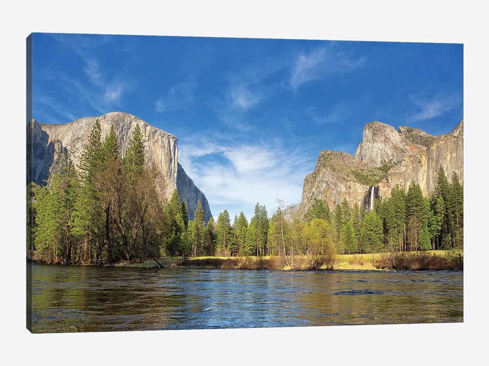 Yosemite Landscape by Jane Rix 1-piece Canvas Wall Art