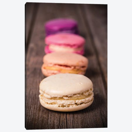 Assorted Macaroons Canvas Print #JRX183} by Jane Rix Canvas Wall Art