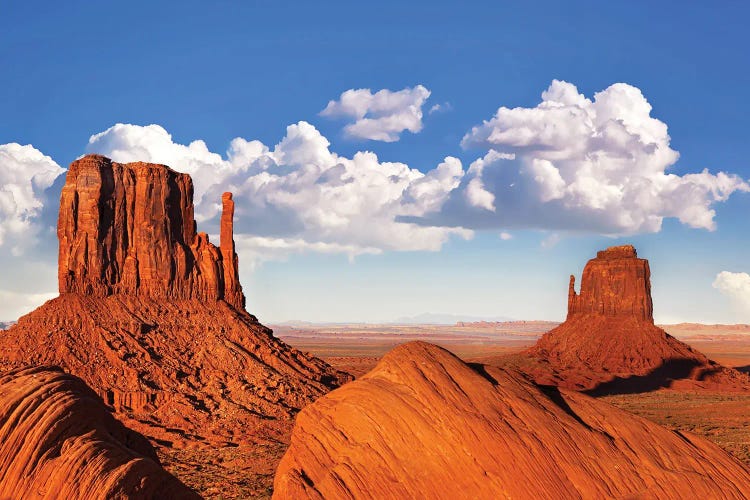 Monument Valley Mitten Buttes, USA by Jane Rix wall art