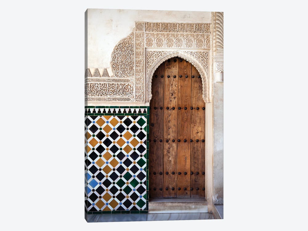 Alhambra Door Detail, Spain by Jane Rix 1-piece Art Print
