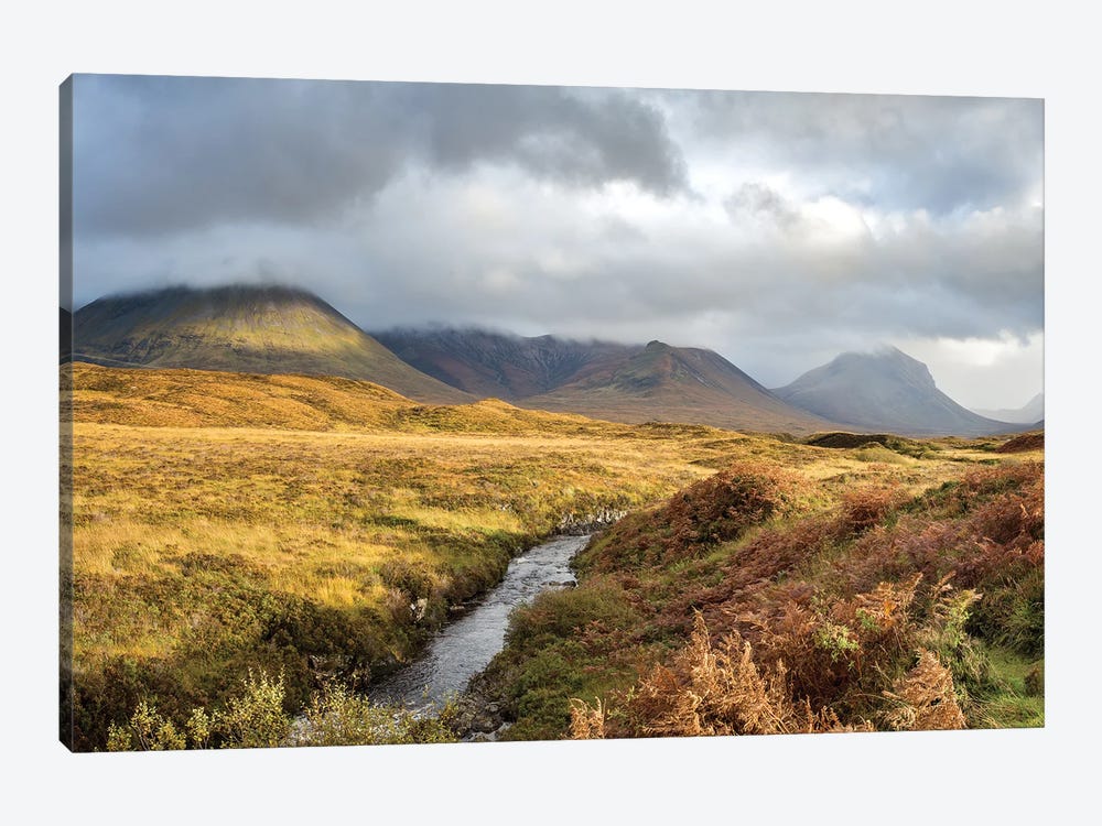 Scottish Highlands Panorama by Jane Rix 1-piece Canvas Art Print