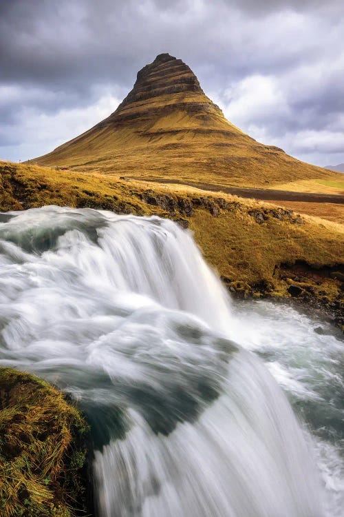 Kirkjufell Mountain And Waterfall, Snaefellsnes Peninsula, Iceland