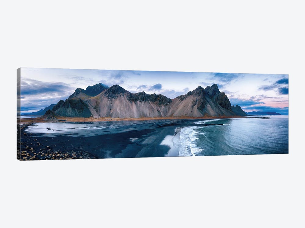 Vestrahorn Panorama, Iceland by Jane Rix 1-piece Canvas Art Print