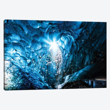 Ice Cave, Iceland Canvas Print #JRX228} by Jane Rix Canvas Art Print