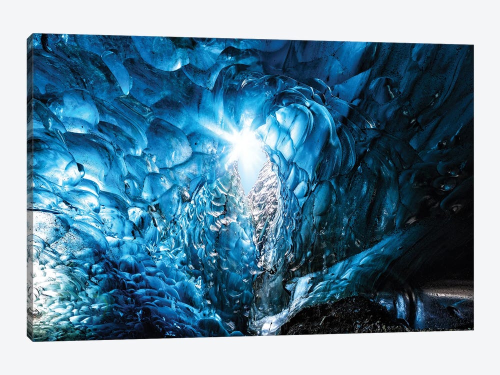 Ice Cave, Iceland by Jane Rix 1-piece Canvas Art Print