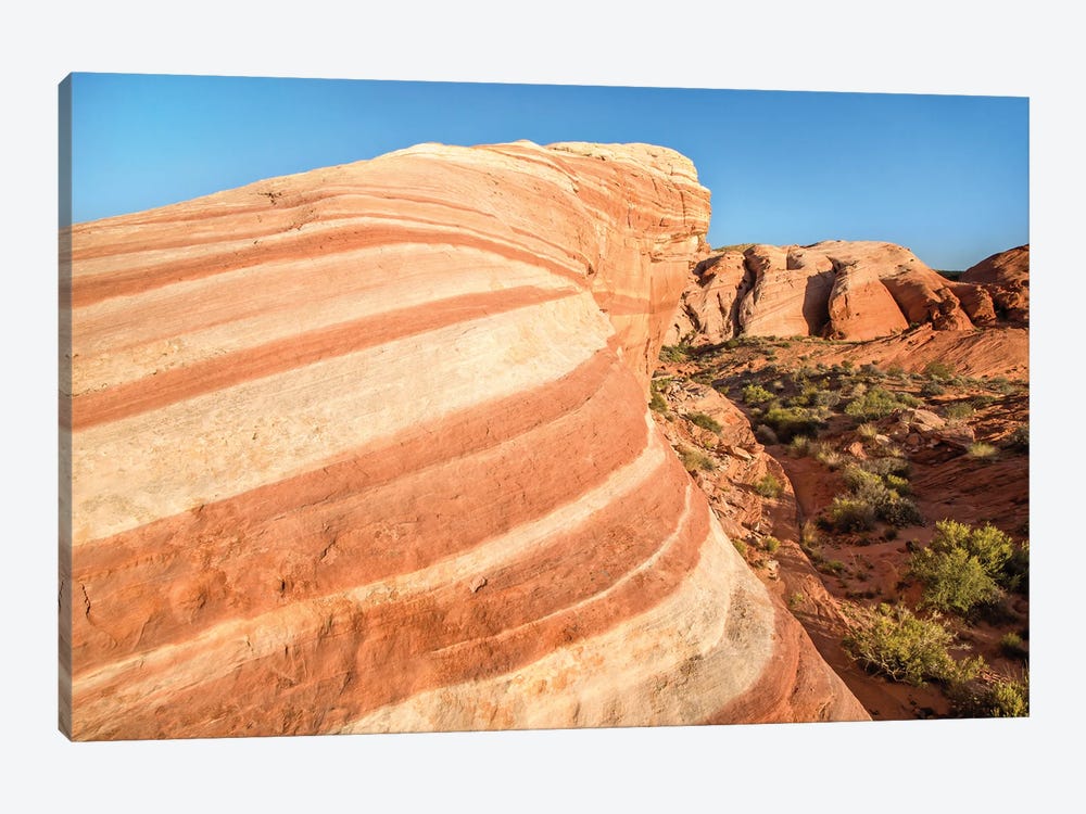 Wave Rock In The Valley Of Fire, Nevada by Jane Rix 1-piece Art Print