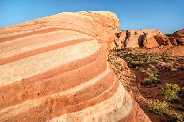 Nevada: Wave Rock In The Valley Of Fire, Nevada by Jane Rix
