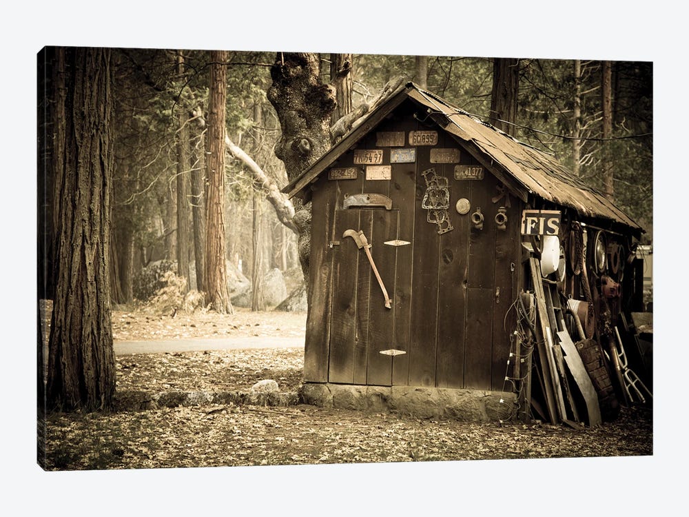 Old Wooden Shed, Yosemite by Jane Rix 1-piece Canvas Art