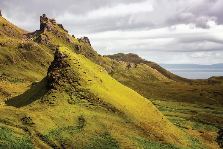 Quiraing Mountains On The Isle Of Skye, Scotland by Jane Rix wall art