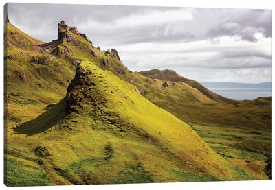 Quiraing Mountains On The Isle Of Skye, Scotland Canvas Art Print