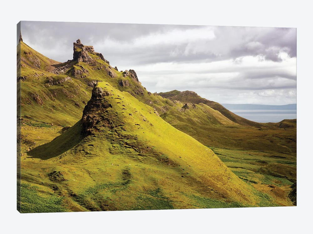 Quiraing Mountains On The Isle Of Skye, Scotland by Jane Rix 1-piece Canvas Artwork