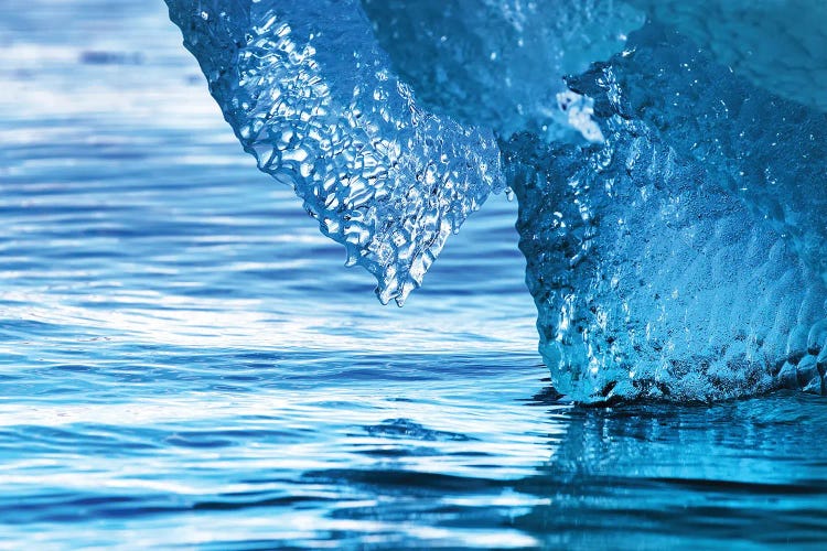 Blue Iceberg Detail, Arctic Sea