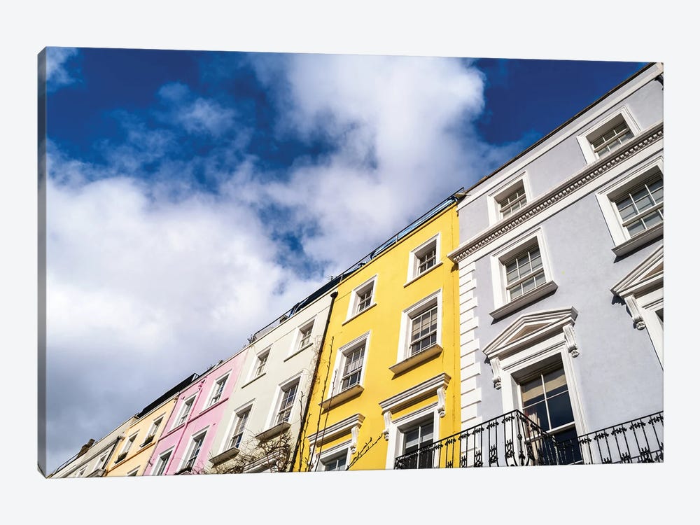 Notting Hill Colourful Houses by Jane Rix 1-piece Art Print