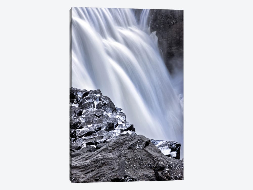Close Up Detail Of Dettifoss Waterfall, Iceland by Jane Rix 1-piece Canvas Wall Art