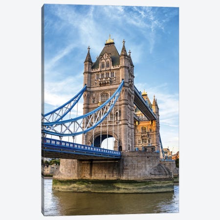 Tower Bridge From The Southbank, London Canvas Print #JRX305} by Jane Rix Canvas Art Print