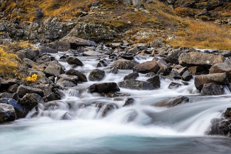 Detail Of The Folaldafoss Waterfall, Iceland