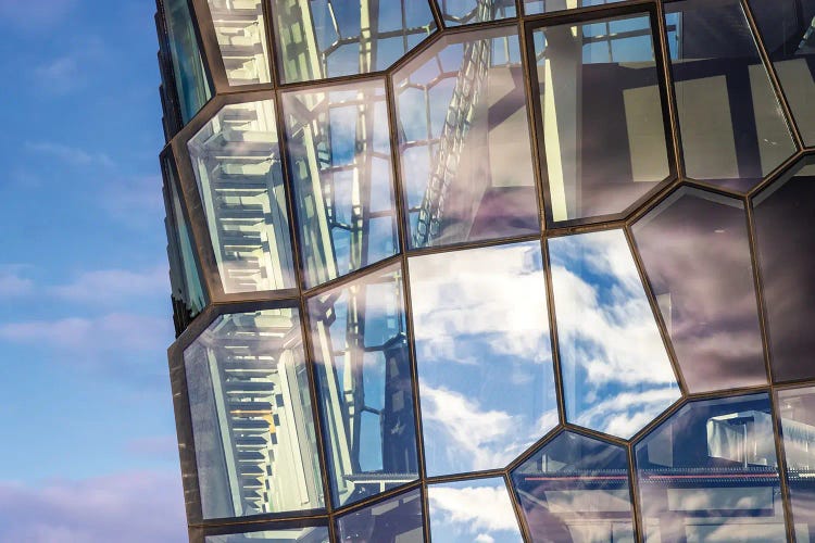 Harpa Hall, Reykjavik, Iceland by Jane Rix wall art
