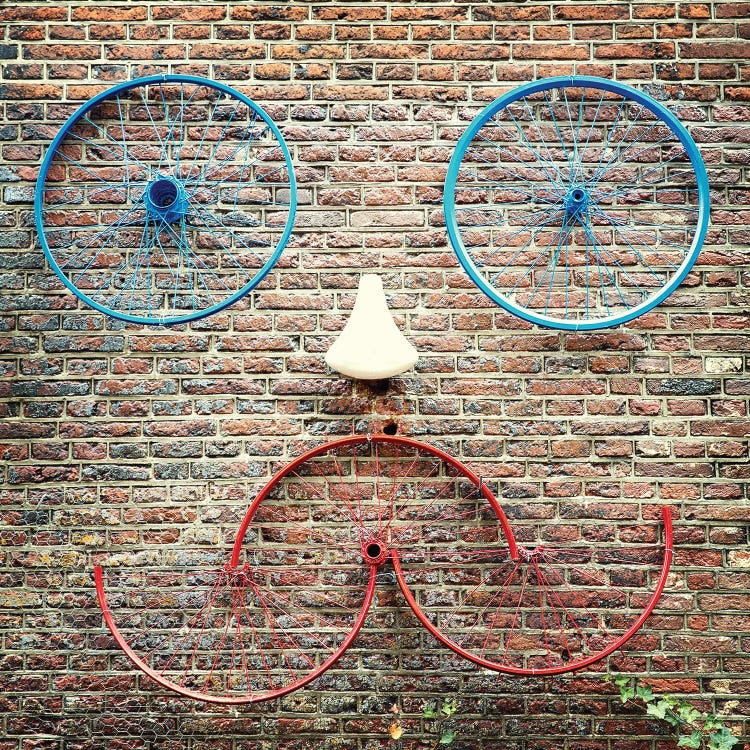 Bicycle Art by Jane Rix wall art