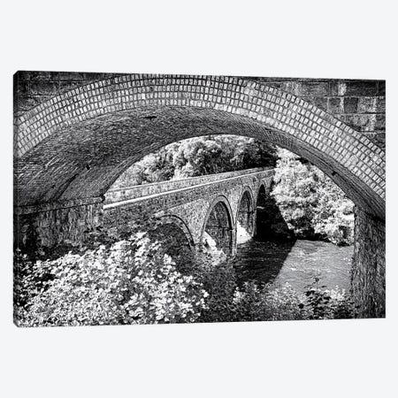 Bridge Within A Bridge, Wales Canvas Print #JRX33} by Jane Rix Canvas Print