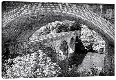 Bridge Within A Bridge, Wales Canvas Art Print - Wales