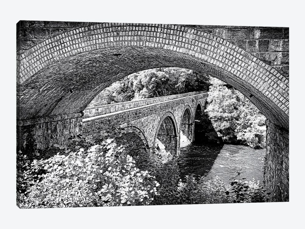 Bridge Within A Bridge, Wales by Jane Rix 1-piece Art Print