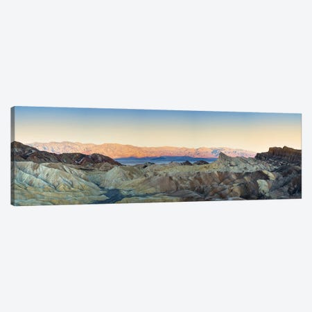Panorama Of Zabriskie Point, Death Valley Canvas Print #JRX35} by Jane Rix Canvas Artwork