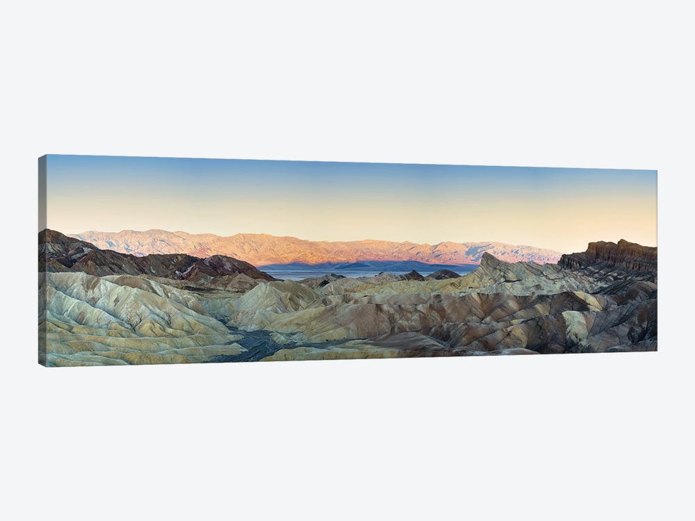 Panorama Of Zabriskie Point, Death Valley by Jane Rix 1-piece Canvas Print