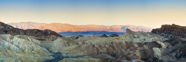 Death Valley National Park: Panorama Of Zabriskie Point, Death Valley by Jane Rix