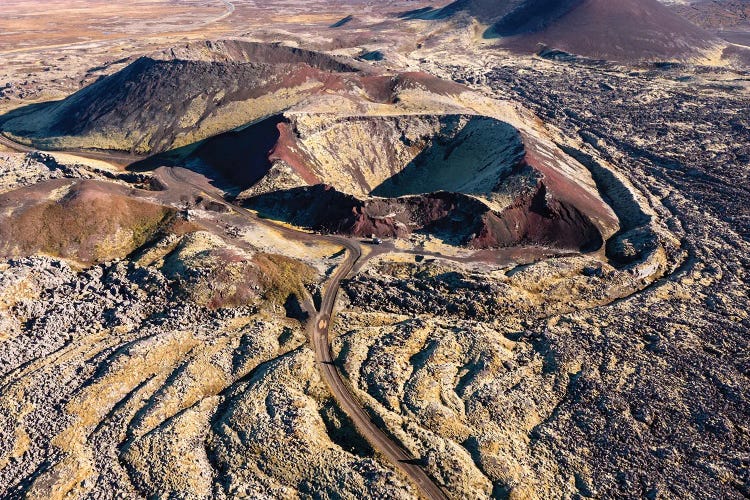 Road To A Volcano, Iceland