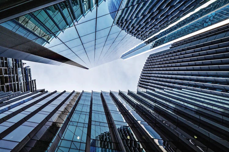 Modern Buildings by Jane Rix wall art