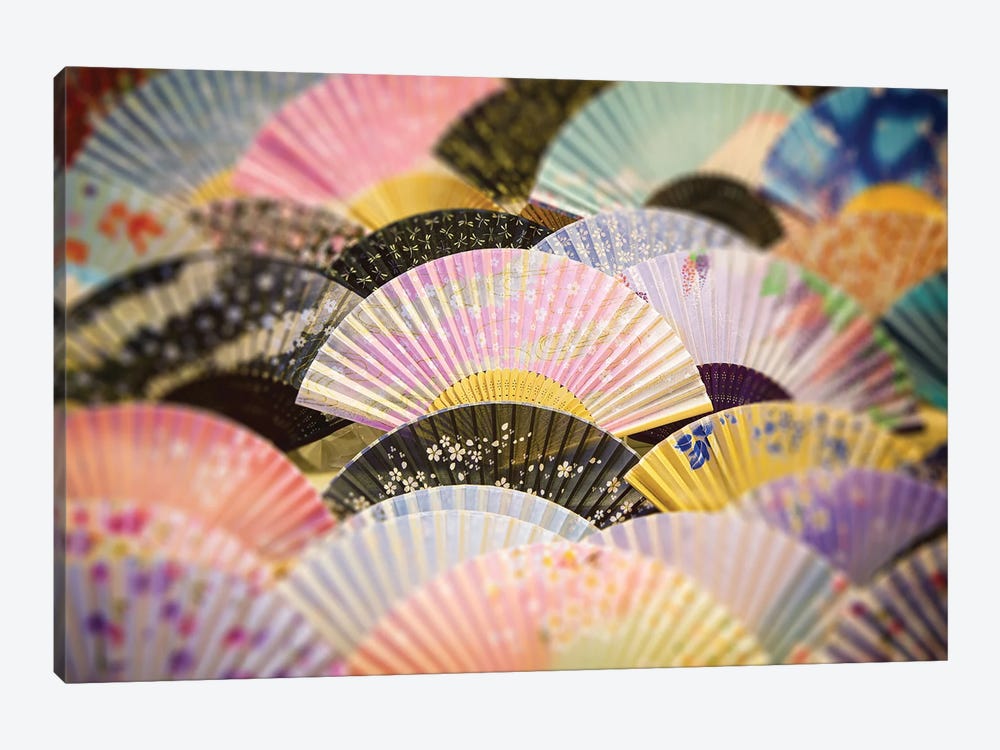 Japanese Souvenir Fans by Jane Rix 1-piece Canvas Art Print
