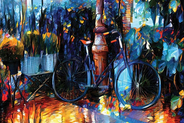 Jane Rix: Amsterdam Street Scene by Jane Rix