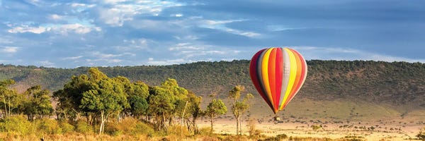 Maasai Mara National Reserve: Balloon In The Masai Mara by Jane Rix