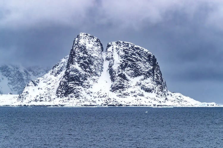 Svalbard Mountain And Sea