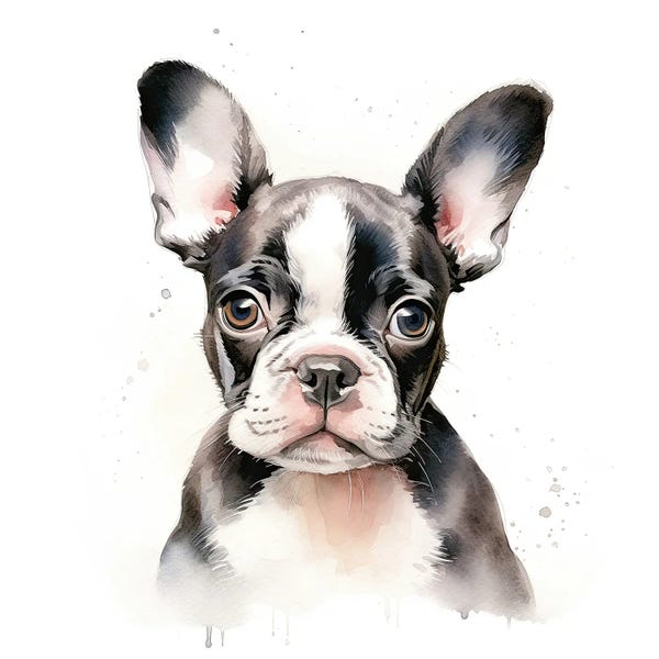 Puppies: Boston Terrier Puppy by Jane Rix