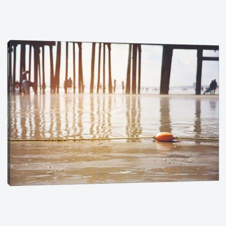 Under The Pier, Old Orchard Beach Canvas Print #JRX4} by Jane Rix Canvas Print