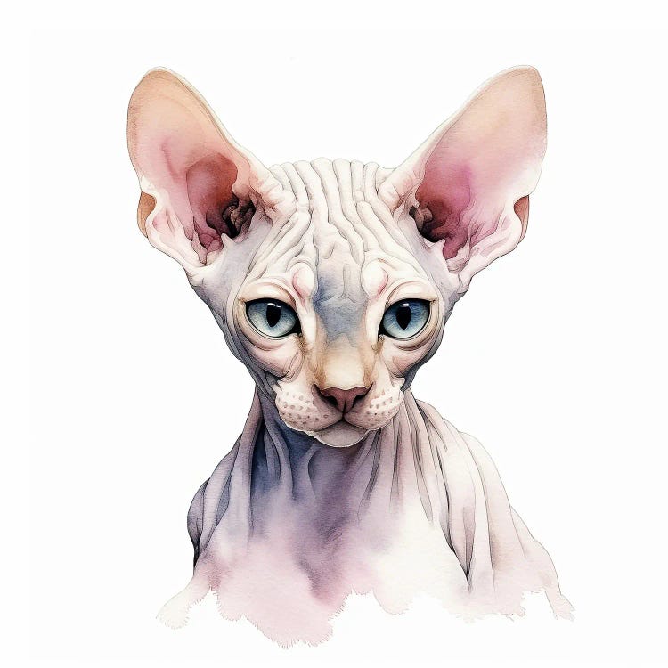 Sphynx Cat Portrait