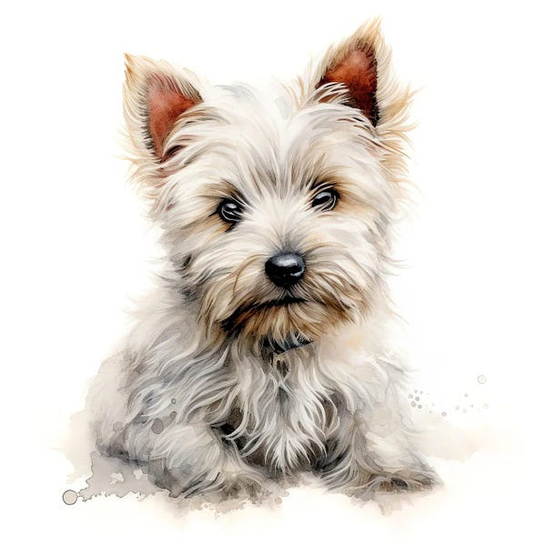 Puppies: West Highland Terrier Pup by Jane Rix