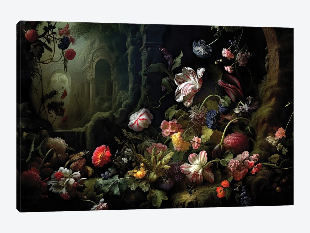 Secret Garden Landscape by Jane Rix 1-piece Canvas Print