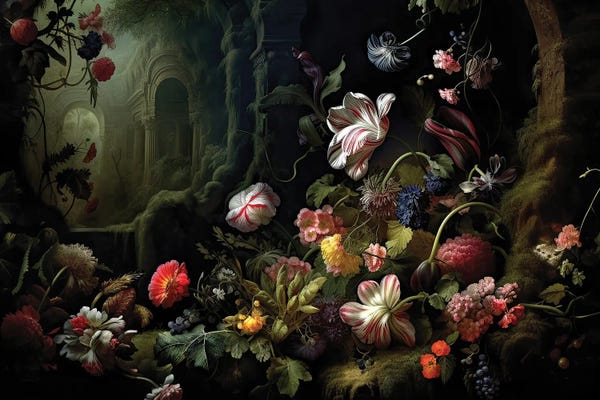 Jane Rix: Secret Garden Landscape by Jane Rix